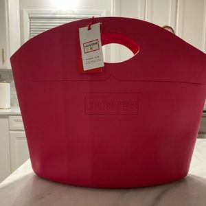 NWT Hunter for Target Pink Rubber Tote